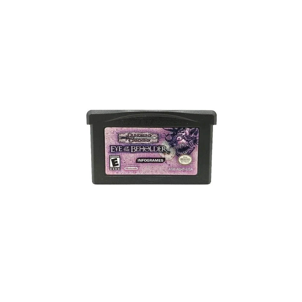 Dungeons & Dragons Eye of the Beholder GBA Nintendo Game Boy Advance 2002
